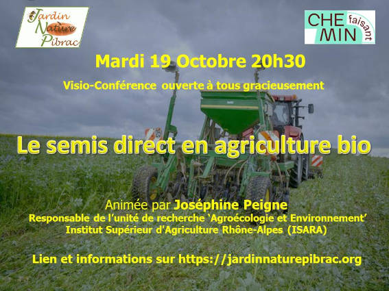 Semis direct en Agriculture bio